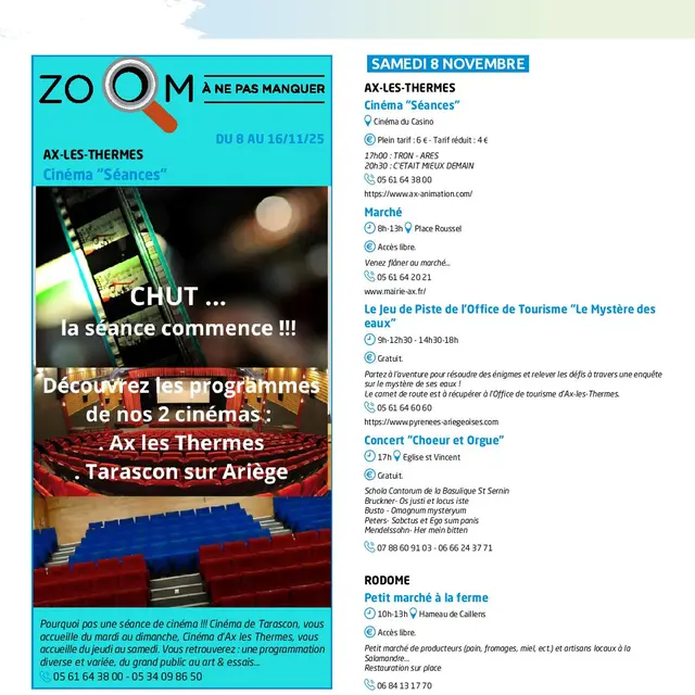 Programme des animations et des activités des Pyrénées Ariégeoises_Ax-les-Thermes
