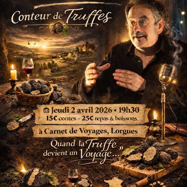 Conteur de Truffes - Daniel L'Homond- Carnets De Voyage_Lorgues