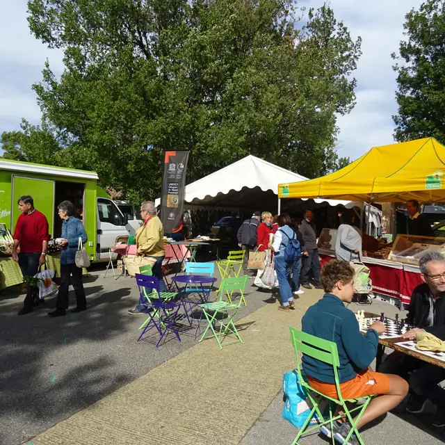 Marché bio & Bienvenue à la ferme