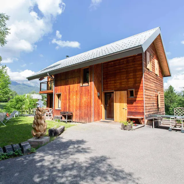 Chalet Fleurs de neige extérieur