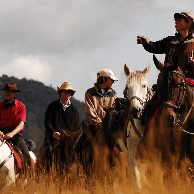 Balade à cheval avec la Renardière