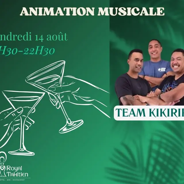 Team Kikiriri en concert au Royal Tahitien_Pirae