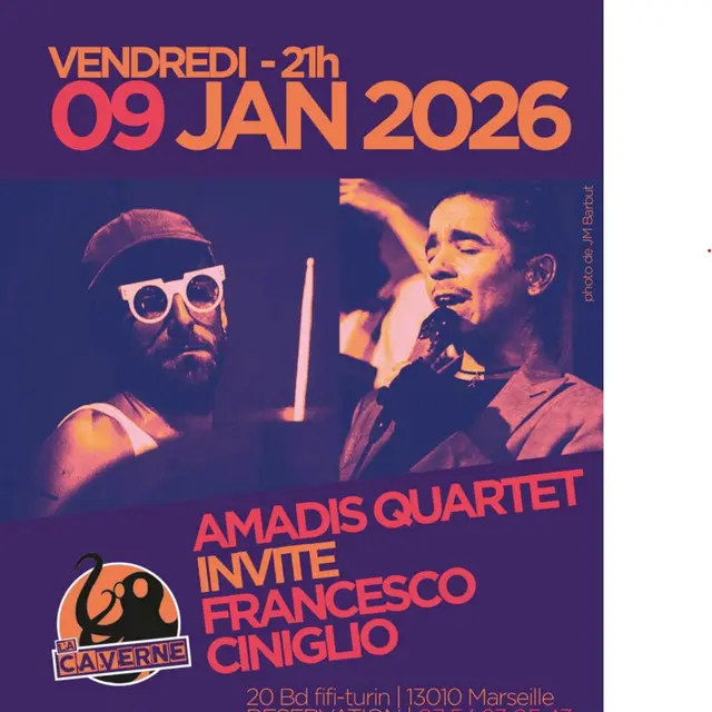 Amadis quartet invite Francesco Ciniglio_Marseille