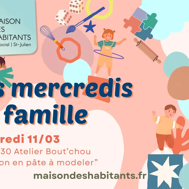 Les mercredis en famille - Atelier Bout'chou création en pâte à modeler_Saint-Julien-en-Genevois