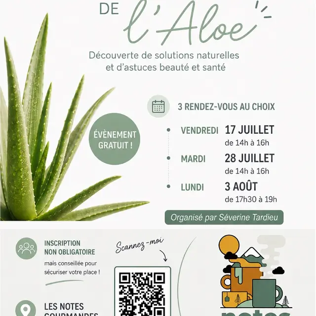 Atelier Bien-être & Découverte de l’Aloe Vera_Les Gets