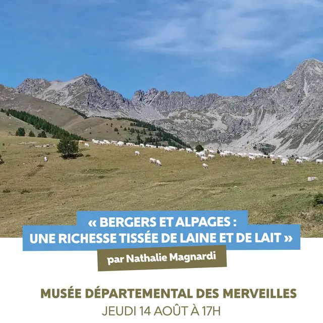 Conférence Bergers et alpages : une richesse tissée de laine et de lait_Tende
