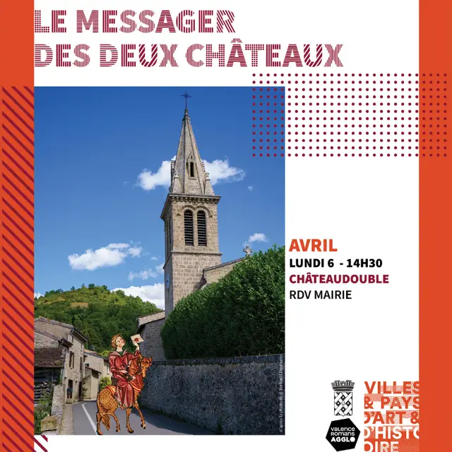 Visite guidée étonnante : Le messager des deux châteaux_Châteaudouble