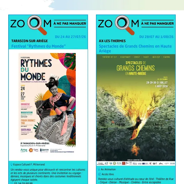 Programme des animations et des activités des Pyrénées Ariégeoises_Ax-les-Thermes