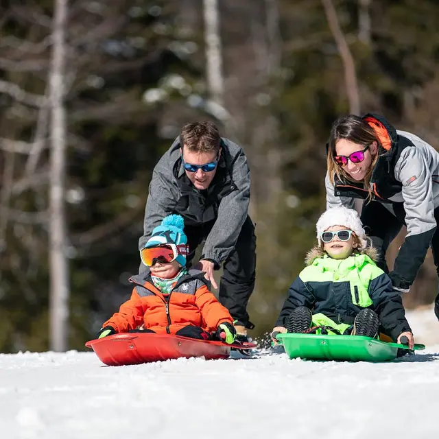 Piste de luge de la Féclaz