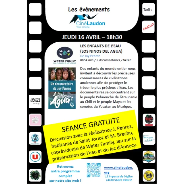 Séance gratuite : Les enfants de l’eau_Saint-Jorioz