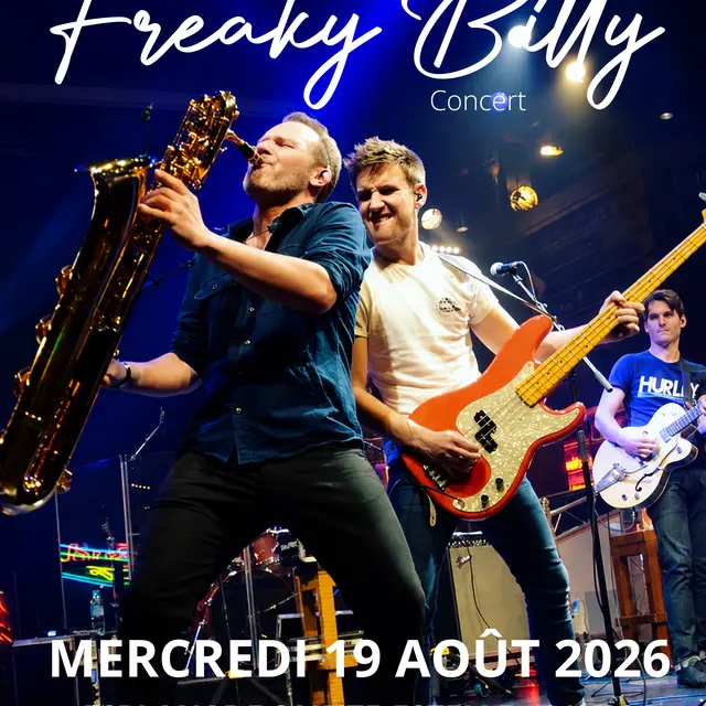 FREAKY BILLY - concert rock américain années 50'_Cavalaire-sur-Mer