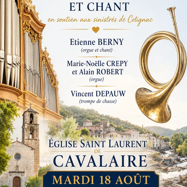 Concert : Orgue, trompe de chasse et chant_Cavalaire-sur-Mer