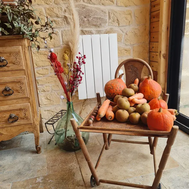 Petite décoration avec les bons produits achetés chez le producteur