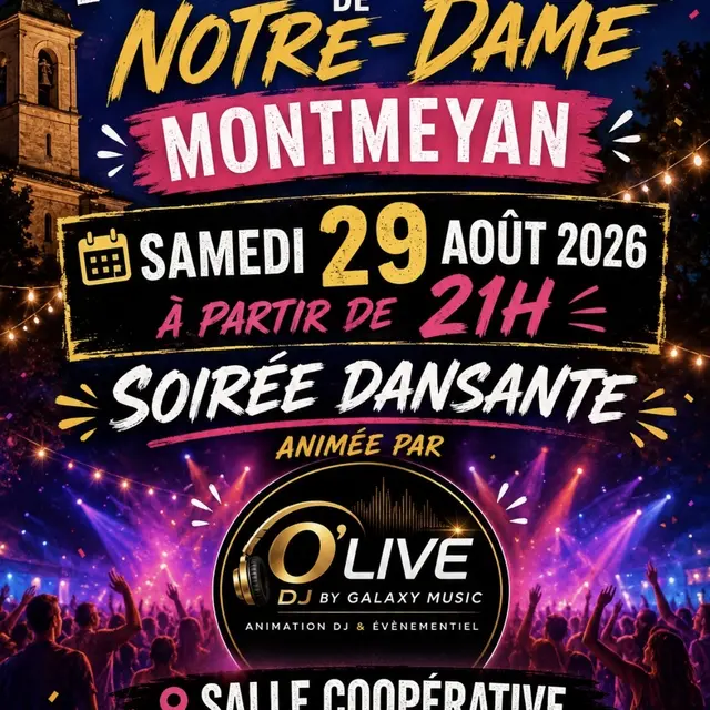 Soirée dansante | Fête votive de Notre Dame_Montmeyan