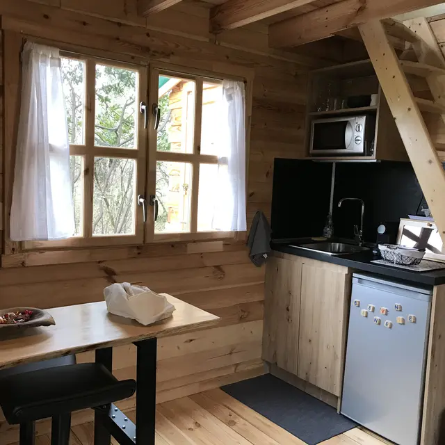 la cabane sous les arbres