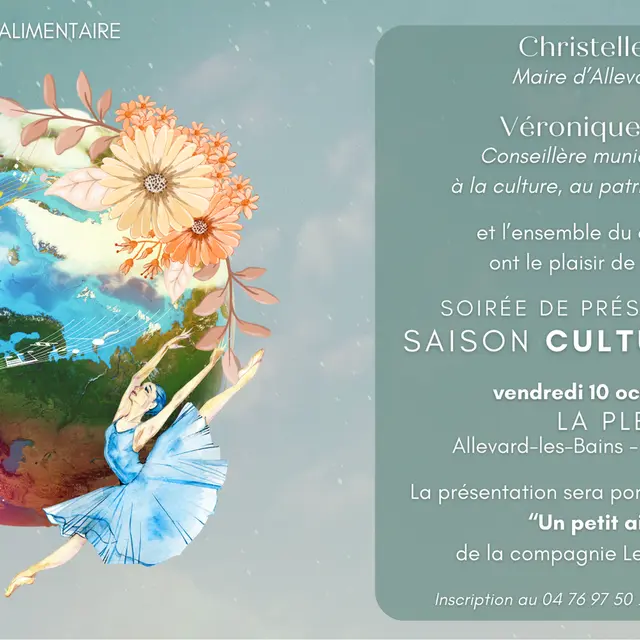 Présentation de la saison culturelle de La Pléiade_Allevard