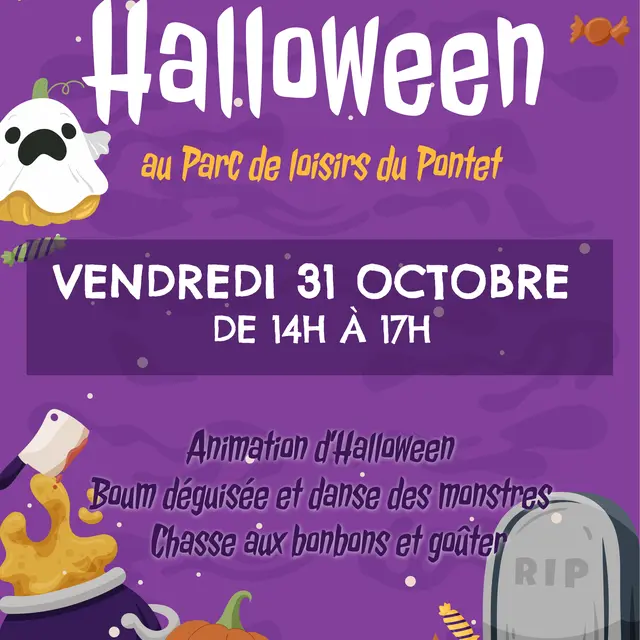 Halloween au centre du village