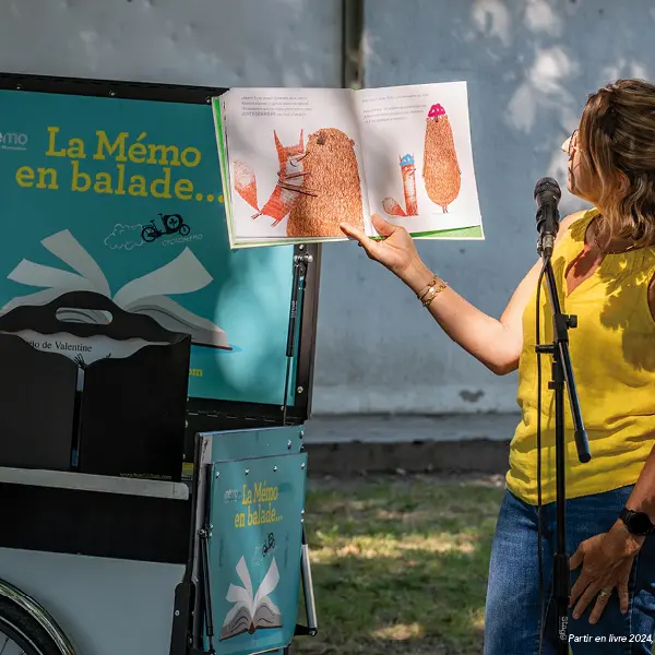 Partir en Livre avec le cyclo Mémo