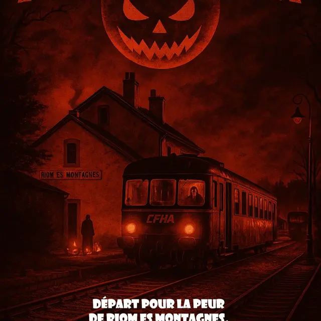Train d'Halloween avec le Gentiane Express_Riom-ès-Montagnes