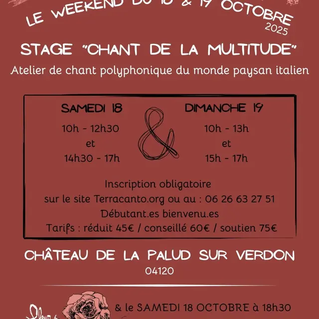 Stage Chant de la Multitude_La Palud-sur-Verdon