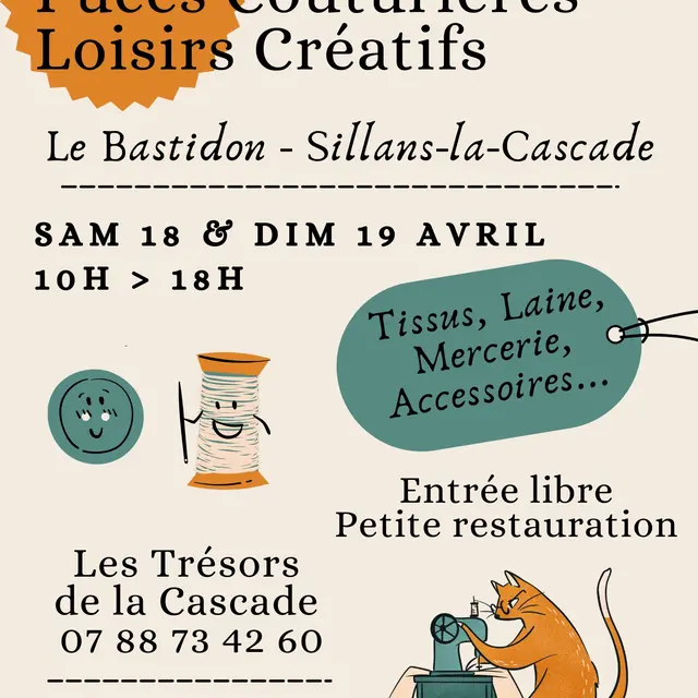 Salon de la laine - puces couturières loisirs créatifs_Sillans-la-Cascade