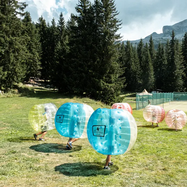 Bumper ball en été_Flaine