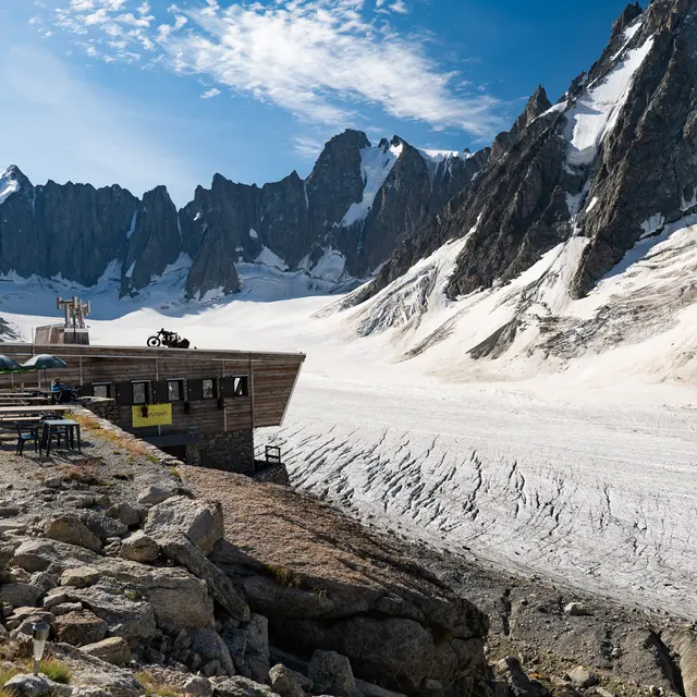 Refuge d'Argentière - glacier