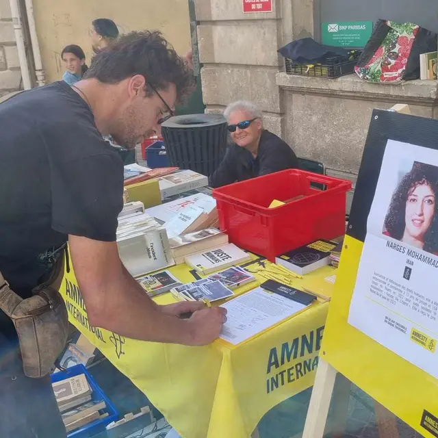 Foire aux livres d'Amnesty International - Barcelonnette