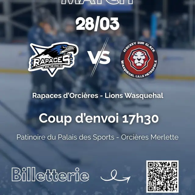 Match de hockey - Rapaces d'Orcières_Orcières