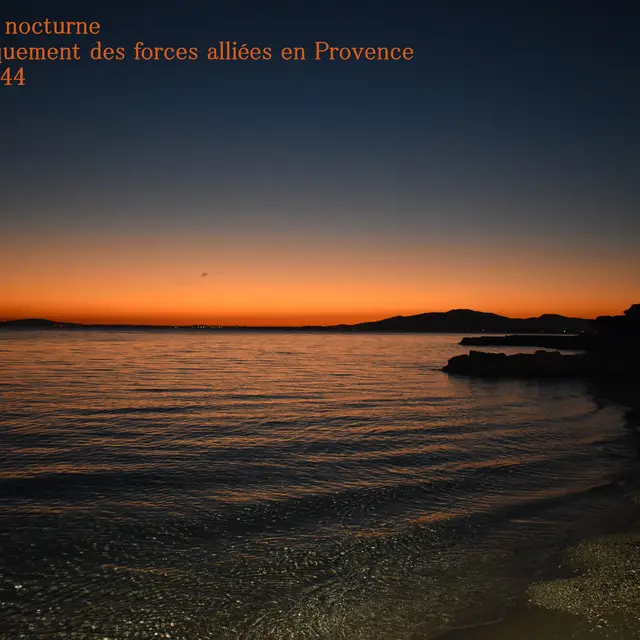 Plage de La Londe de nuit