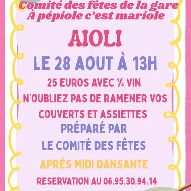 Aioli - Comité des Fêtes de la Gare_Ollioules
