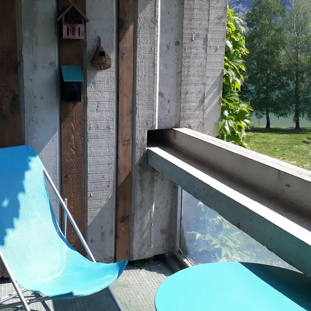 Terrasse vue lac