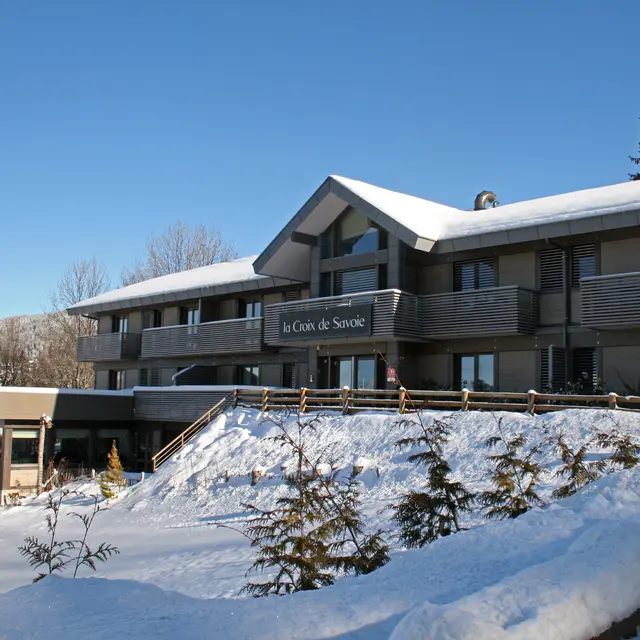 Façade en hiver