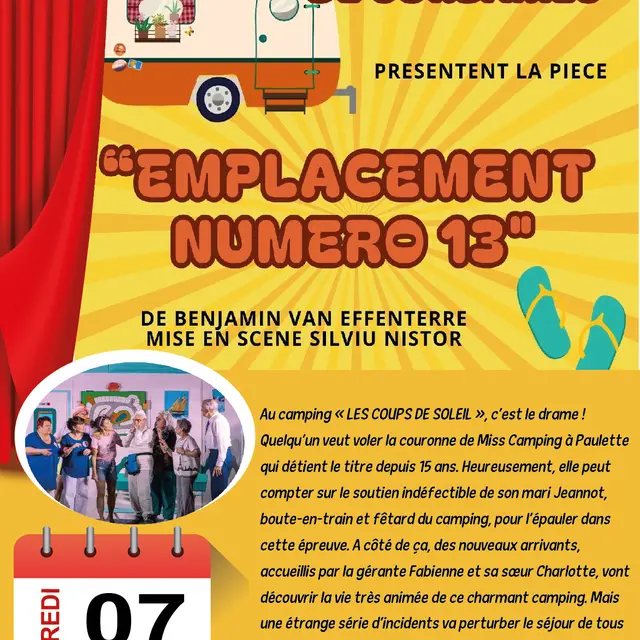 Soirée théâtre : “Emplacement Numéro13”_Montech