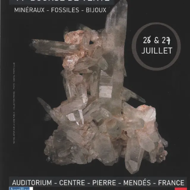 44e bourse de vente aix minéraux, fossiles et bijoux_Aurillac