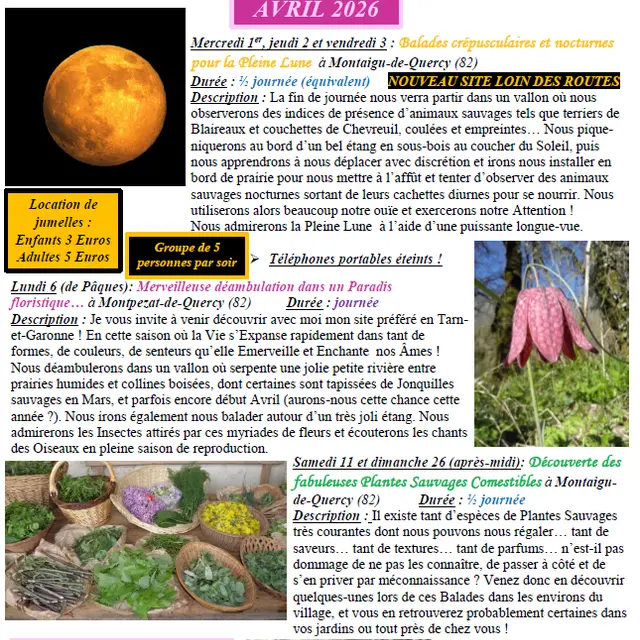 Balade nocturne à la pleine lune_Montaigu-de-Quercy