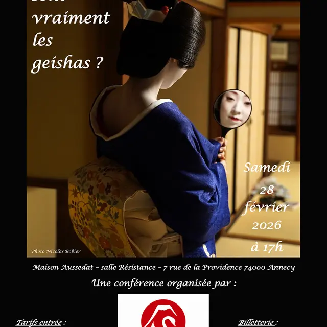 Conférence : Qui sont vraiment les geishas ?_Annecy