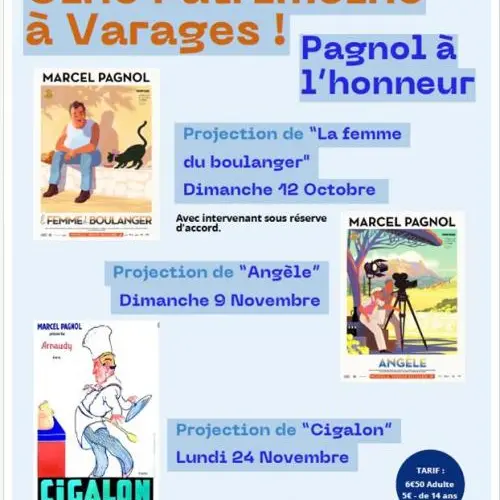 Projection de films : Pagnol à l'honneur_Varages