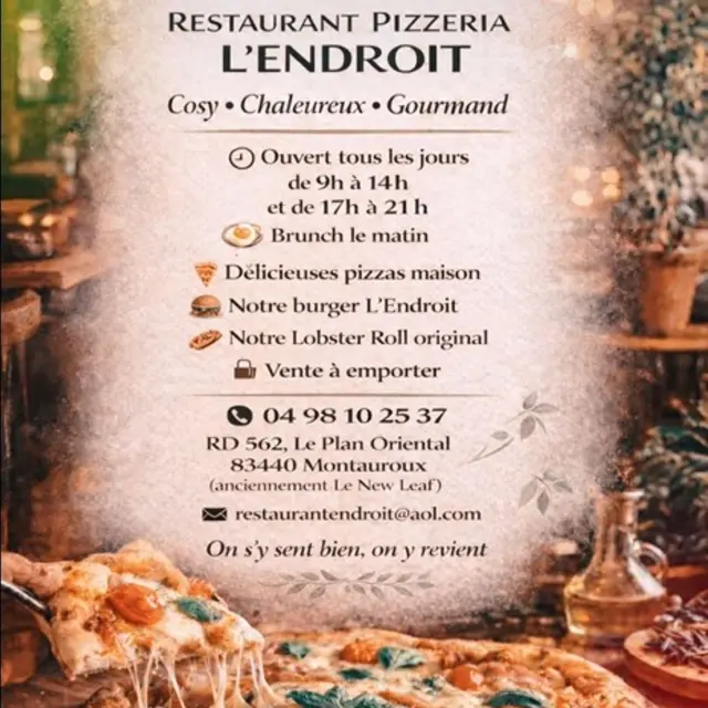 L'Endroit Restaurant - Pizzéria_Montauroux