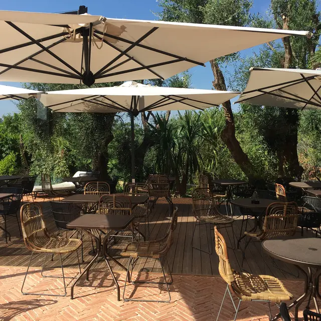 Terrasse exotique