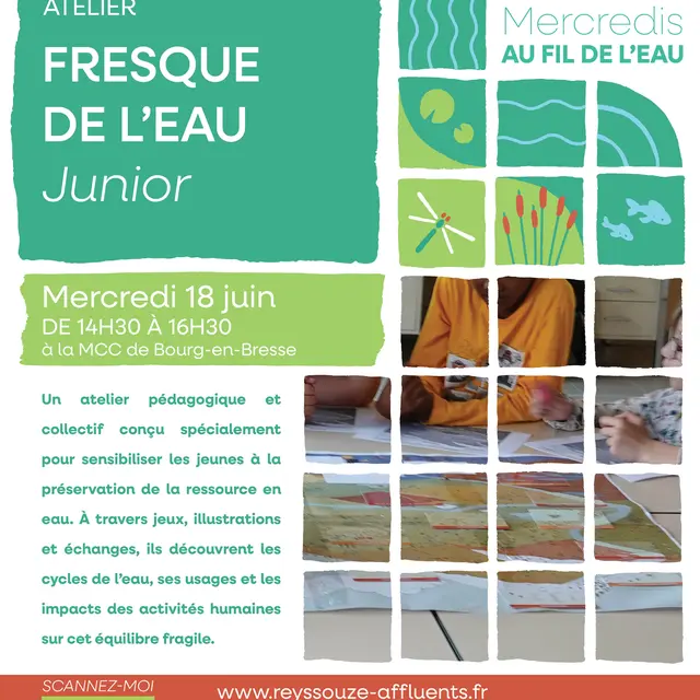 [Les Mercredis au fil de l'eau] Fresque de l'eau junior_Bourg-en-Bresse