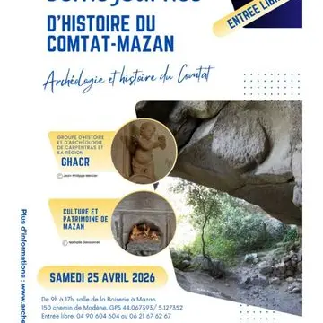 Conférence : 8ème Journée d'Histoire du Comtat_Mazan