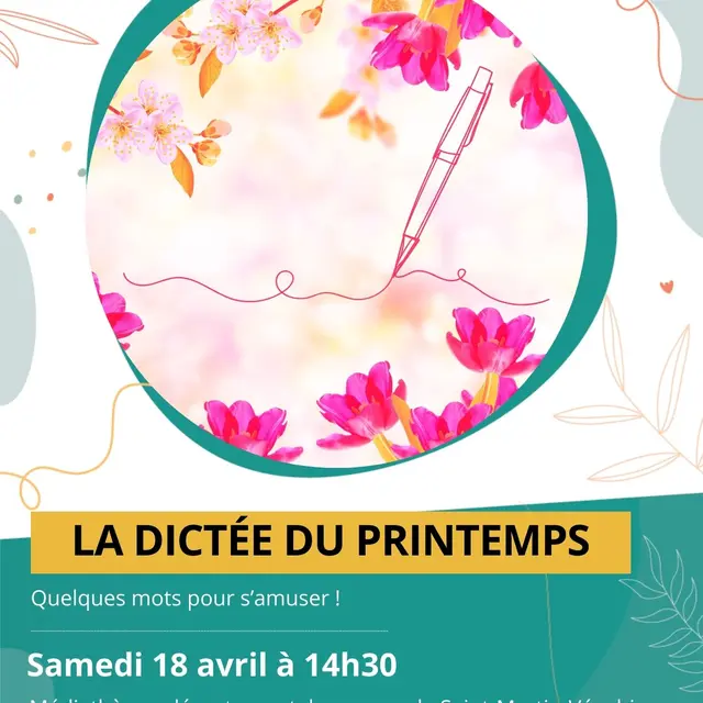 La dictée du printemps_Saint-Martin-Vésubie