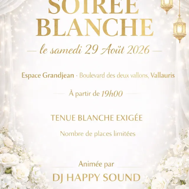 Soirée Blanche_Vallauris Golfe - Juan