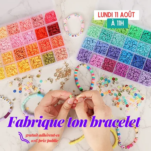 Atelier créatif : Fabrique ton bracelet_Sainte-Marie-de-Ré