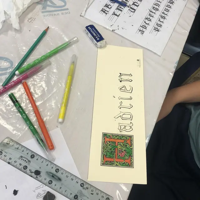 Atelier créatif : Des vœux enluminés_Abondance