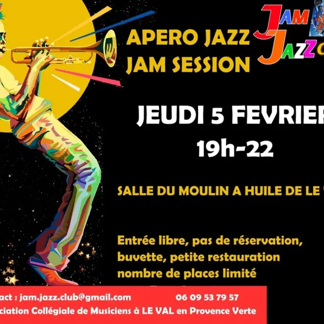 Apéro - Concert : Jam Session - musique jazz_Le Val