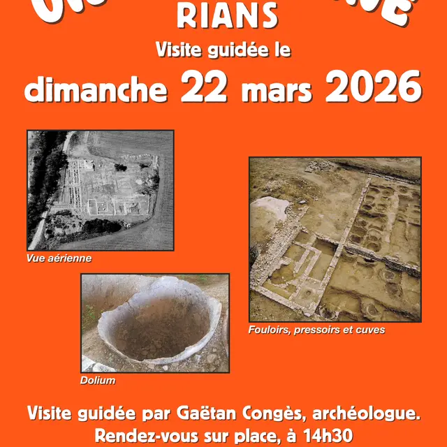 Visite guidée : La villa Romaine_Rians