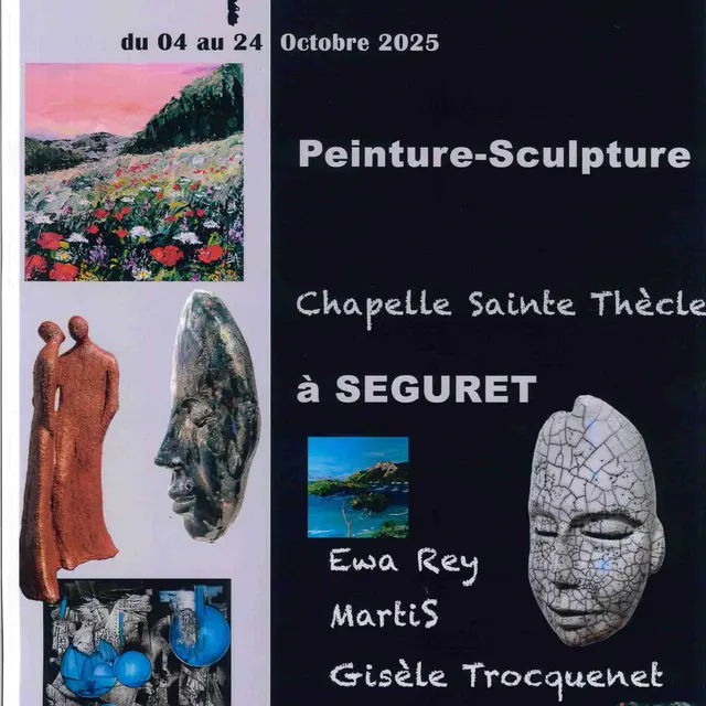 Exposition de peinture-sculture à Séguret - Chapelle Ste Thècle_Séguret