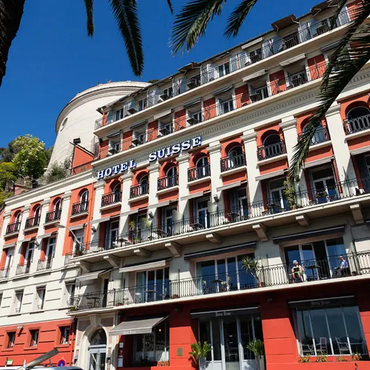 Facade Hôtel Suisse Nice